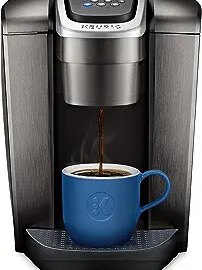 Keurig K-Elite Single-Serve K-Cup Pod Coffee Maker, Brushed Slate, 12 oz. Brew Size