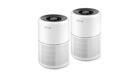 2 Pack Air Purifier for Home Bedroom with H13 True HEPA Filter for Smoke, Smokers, Dust, Odors, Pollen, Pet Dander | Quiet 99.9% Removal to 0.1 Microns