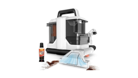Ailltopd Portable Carpet Cleaner Machine, Powerful Deep Stain Cleaning for Couch, Pets, Car Seats, Upholstery & Furniture, Spot with Dual Size Brushhead