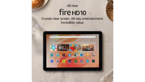 All-new Amazon Fire HD 10 tablet, built for relaxation, 10.1" vibrant Full HD screen, octa-core processor, 3 GB RAM, latest model (2023 release), 64 GB