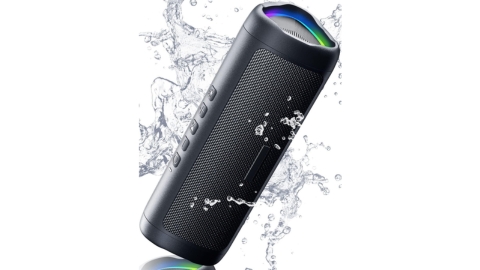 Bluetooth Speaker with HD Sound, Portable Wireless, IPX5 Waterproof, Up to 24H Playtime, TWS Pairing, BT5.3, for Home