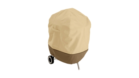 Classic Accessories Veranda Water-Resistant 26.5 Inch Kettle BBQ Grill Cover,Pebble