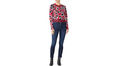 Diane von Furstenberg Rent the Runway Pre-Loved Harrison Crewneck Pullover for Fashionable Women
