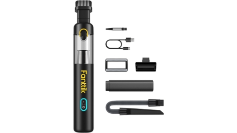 Fanttik Slim V8 Mate Cordless Car Vacuum High Power, 12000Pa/30AW, RobustClean™ Handheld Vacuum with Flexible Hose and Pet Brush, 2H Fast Charge