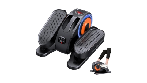 GUGTTR Under Desk Elliptical, Electric Seated Pedal Exerciser, Quiet & Compact Mini Ellipse Leg Exerciser with Display Monitor, Remote Control