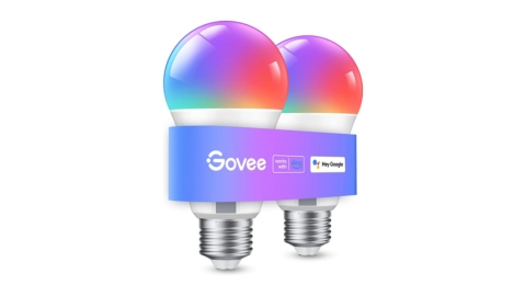 Govee Smart Light Bulbs, WiFi & Bluetooth Color Changing Light Bulbs, Music Sync, 16 Million DIY Colors RGBWW Color Lights Bulb, Work with Alexa, Google