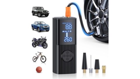 Hafuloky Tire Inflator Portable Air Compressor - 180PSI & 20000mAh Portable Air Pump with LCD Display