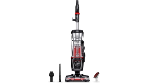 Hoover MAXLife Pro Pet Swivel Bagless Upright Vacuum Cleaner, HEPA Media Filtration, For Carpet and Hard Floor, UH74220PC, Black