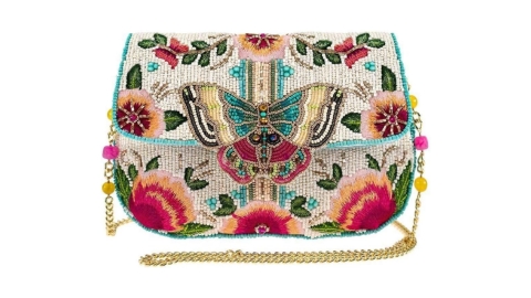 Mary Frances Women's Dream Chaser,Crossbody Bags for Women,Coin Purse,Women's Fashion, Small Purse Black