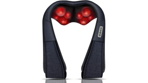 MoCuishle Neck/ Back Massager with Heat, Shiatsu Shoulder Massager for Neck/ Back Pain Relief