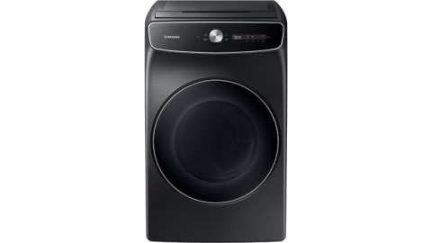 SAMSUNG 7.5 Cu. Ft. Smart Dial Gas Dryer with FlexDry, Dry 2 Loads in 1 Large Capacity Machine, Super Speed 30 Minute Clothes Drying Cycle, WiFi Connected