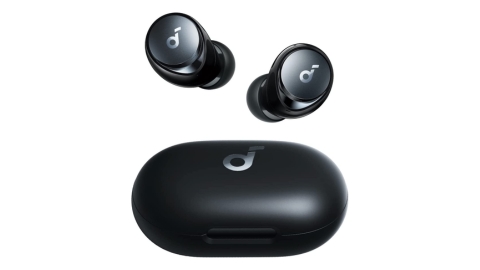 Soundcore by Anker Space A40 Auto-Adjustable Active Noise Cancelling Wireless Earbuds, Reduce Noise by Up to 98%, 50H Playtime