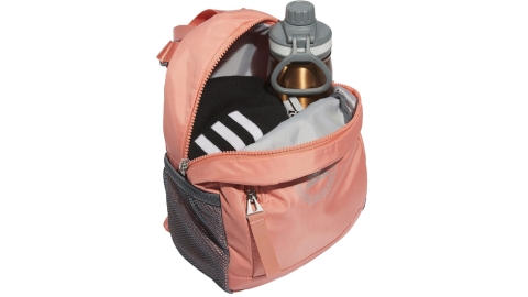 adidas Linear 3 Mini Backpack, Wonder Clay/Silver Metallic, One Size