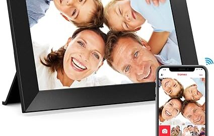 Frameo 10.1 Inch WiFi Digital Picture Frame, 1280x800 HD IPS Touch Screen Photo Frame