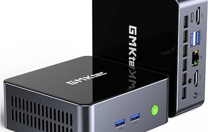 GMKtec Mini PC Preinstalled Windows 11 Pro Intel Core i7-11390H, 1TB SSD 16GB DDR4