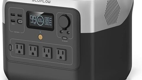 EF ECOFLOW Portable Power Station RIVER 2 Pro, 768Wh LiFePO4 Battery