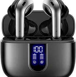 TAGRY Bluetooth Headphones True Wireless Earbuds 60H Playback LED Power Display Earphones