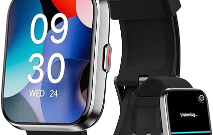Fitpolo Smart Watches for Men/Women, 1.8'' Alexa Built-in Fitness Tracker Watch with Bluetooth Calls