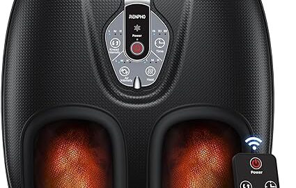 RENPHO Foot Massager Machine with Air Compression & 3 Heating Levels