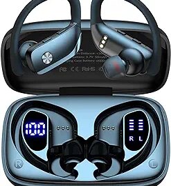 bmani Wireless Earbuds Bluetooth Headphones 48hrs Play Back Sport Earphones 