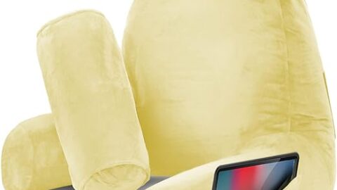 Nestl Reading Pillow Large Bed Pillow, Back Pillow for Sitting in Bed