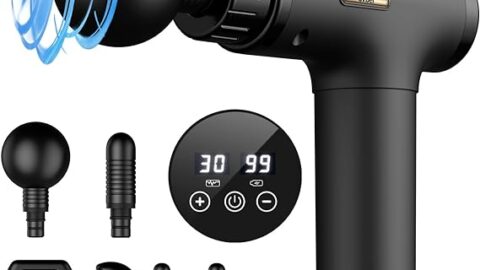 Massage Gun Deep Tissue, Mini Percussion for Athletes, Portable Muscle