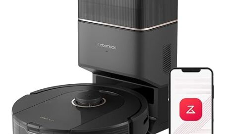 roborock Q5 Pro+ Robot Vacuum and Mop, Self-Emptying, 5500 Pa Max Suction