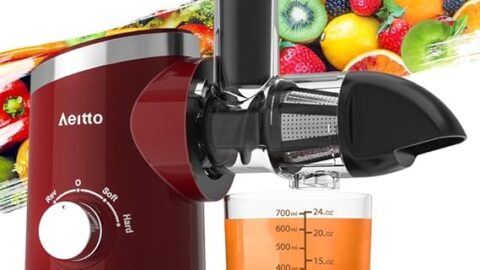 Aeitto Juicer Machines Cold Pressed, Slow Masticating Juicer, Celery Juicers