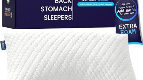 Sidney Sleep Pillow for Side and Back Sleepers - Comfort for Neck and Shoulder Pain