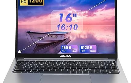 ACEMAGIC 16 inch Laptop Computer,Powered by N95 Processor,16GB DDR4 RAM 512GB SSD
