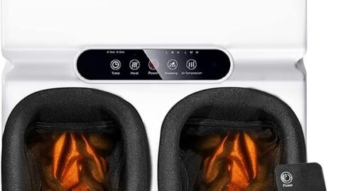 MOUNTRAX Foot Massager Machine with Heat, Gifts for Women Men