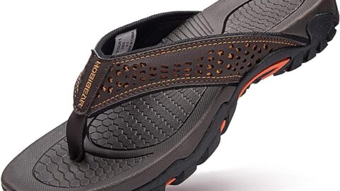 GUBARUN Mens Sport Flip Flops Comfort Casual Thong Sandals Outdoor