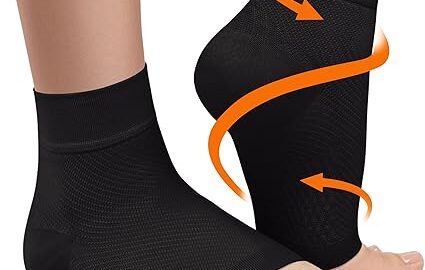 KEMFORD Ankle Compression Sleeve - Plantar Fasciitis Braces