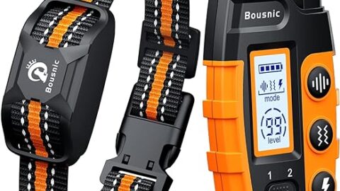 Bousnic Dog Shock Collar - 3300Ft Dog Training Collar with Remote