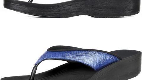 AEROTHOTIC Women's Comfortable Arch Support Summer Orthotic Flip Flops