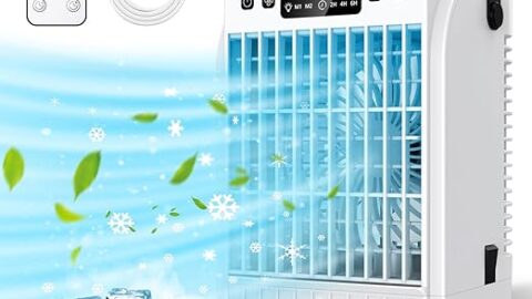 Portable Air Conditioners, 4 Wind Speeds 1500 ML Quiet Portable AC with Remote