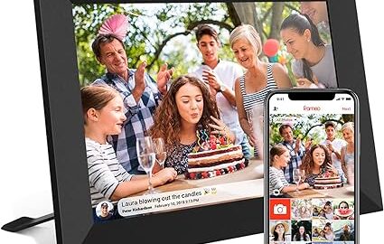 FRAMEO 10.1 Inch Smart WiFi Digital Photo Frame 1280x800 IPS LCD Touch Screen