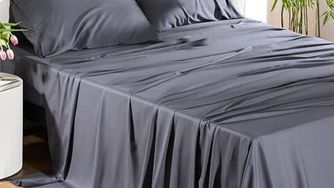 Bedsure Queen Sheets, Queen Cooling Sheet Set, Deep Pocket Up to 16"