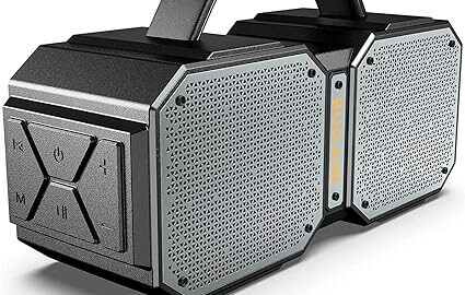 BUGANI Bluetooth Speaker, Shock Portable Bluetooth Speaker, Bluetooth 5.3