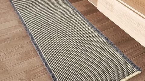 AMOAMI Upgraded Waffle Runner Rug, Super Absorbent Non Slip Bath Mats for Bathroom Floor