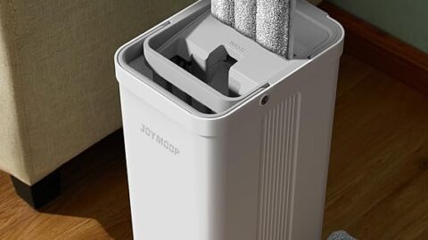 JOYMOOP Mop and Bucket with Wringer Set for Home, Flat Mop and Bucket System