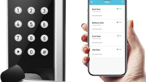 Keyless-Entry Fingerprint Smart Door Lock: Sifely Digital Electronic Lock