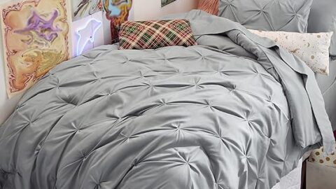 Bedsure Twin Comforter Set with Sheets - 5 Pieces Bedding Sets