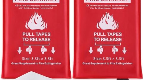Fire Blankets Emergency for Kitchen Home - Emergency Fire Retardant Blanket for Home